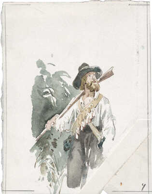 Ильинский Игорь Александрович. Семь подготовительных эскизов иллюстраций к кн.: